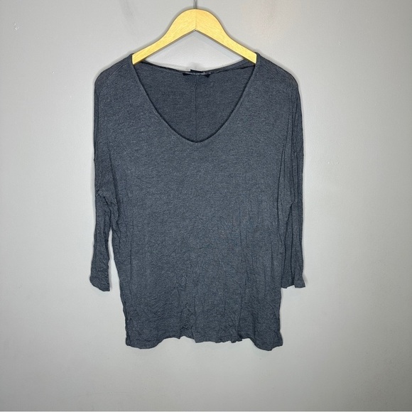 Attention voop neck long sleeve Tshirt - Picture 1 of 6